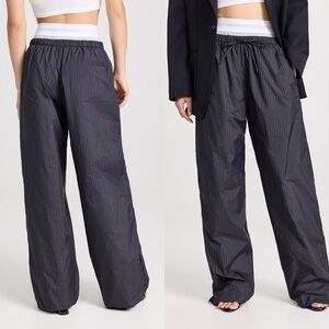 Alexander Wang Baggy Track Pants with Integrated Brief